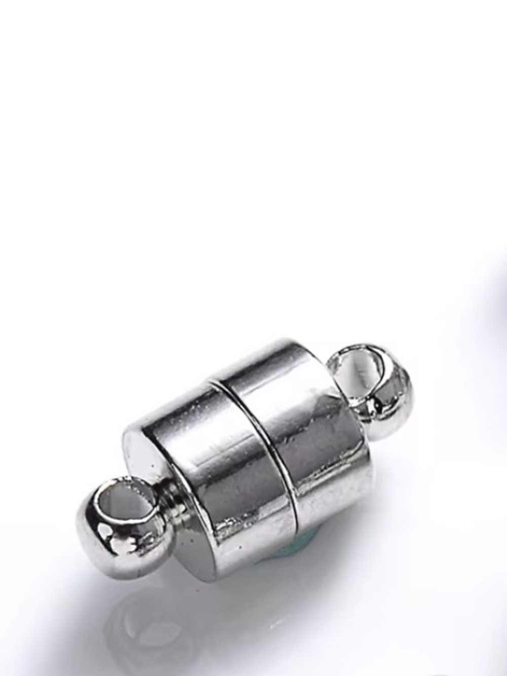 Sterling Silver Magnetic Jewelry Clasp - Silver 5mm Total